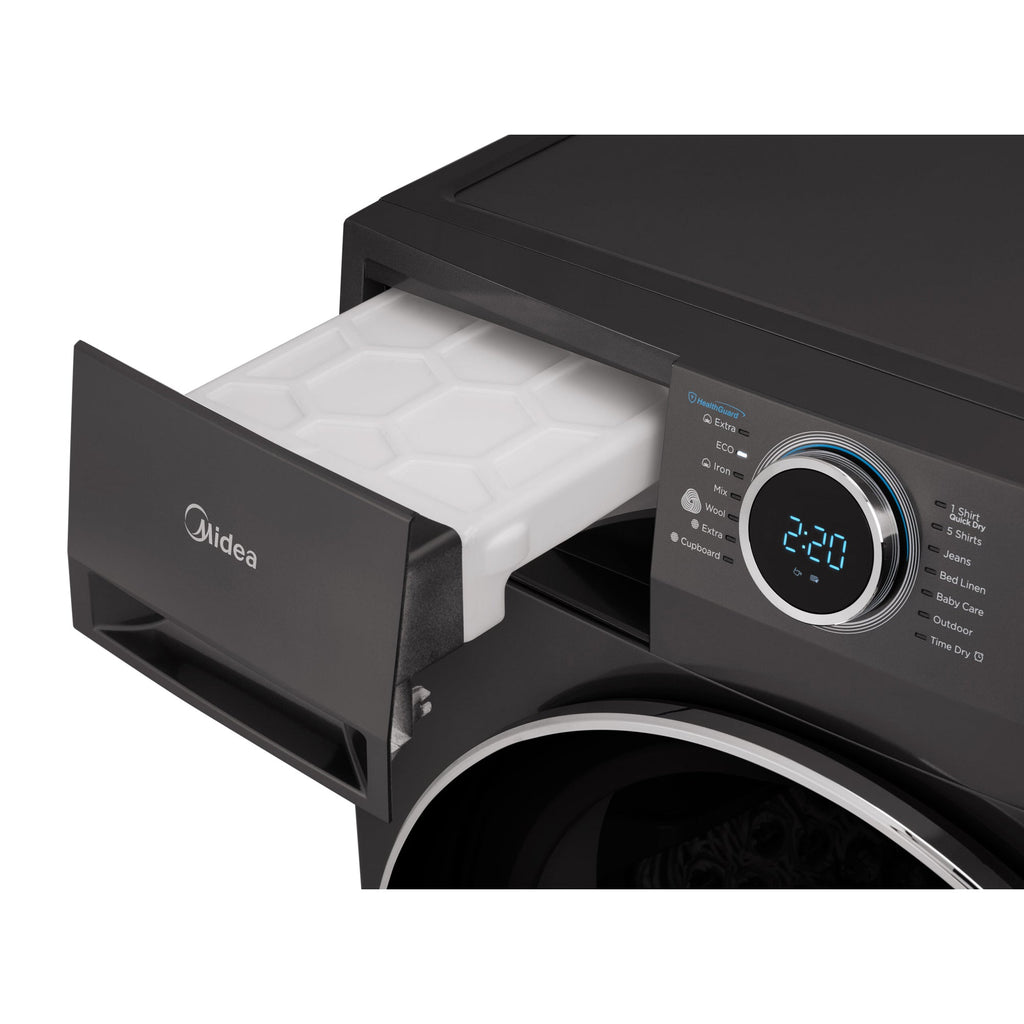 Midea 8kg Heat Pump Tumble Dryer with WiFi Titanium
