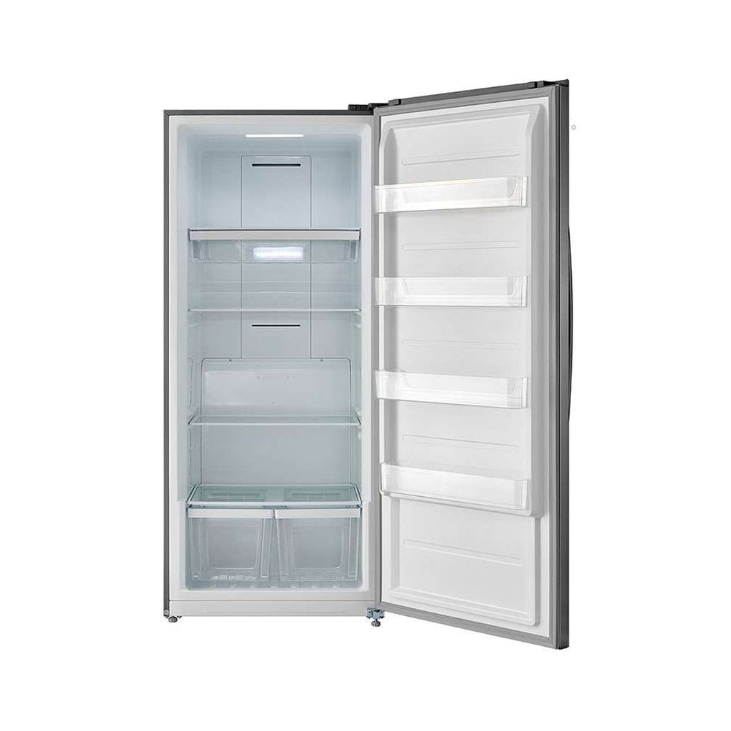 Midea Switch  595Lt Upright Fridge Metallic