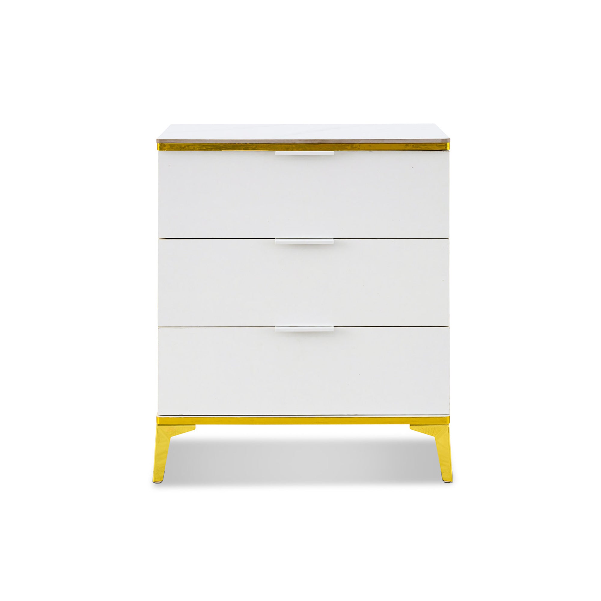 Modern 3 Drawer Chest of Drawers White