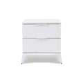 Modern 2 Drawer Chest of Drawers White