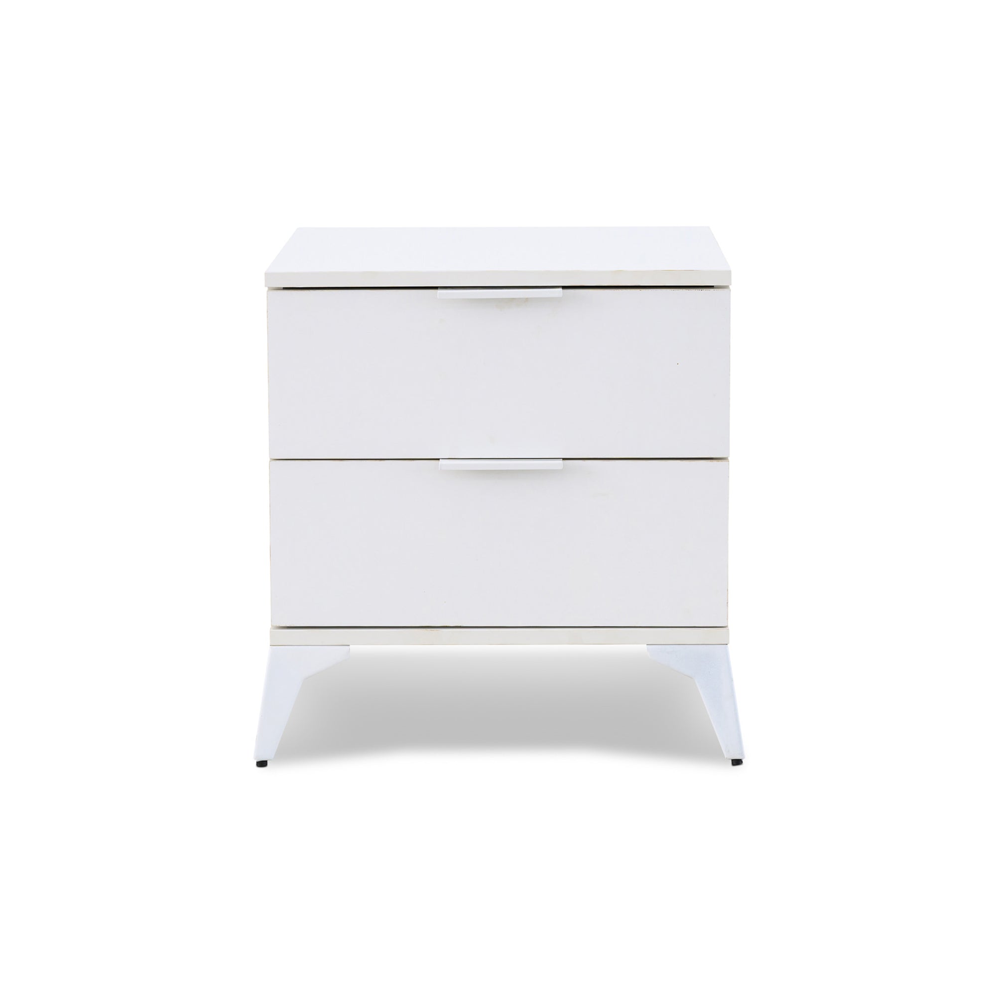 Modern 2 Drawer Chest of Drawers White