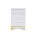 Modern 4 Drawer Chest of Drawers White