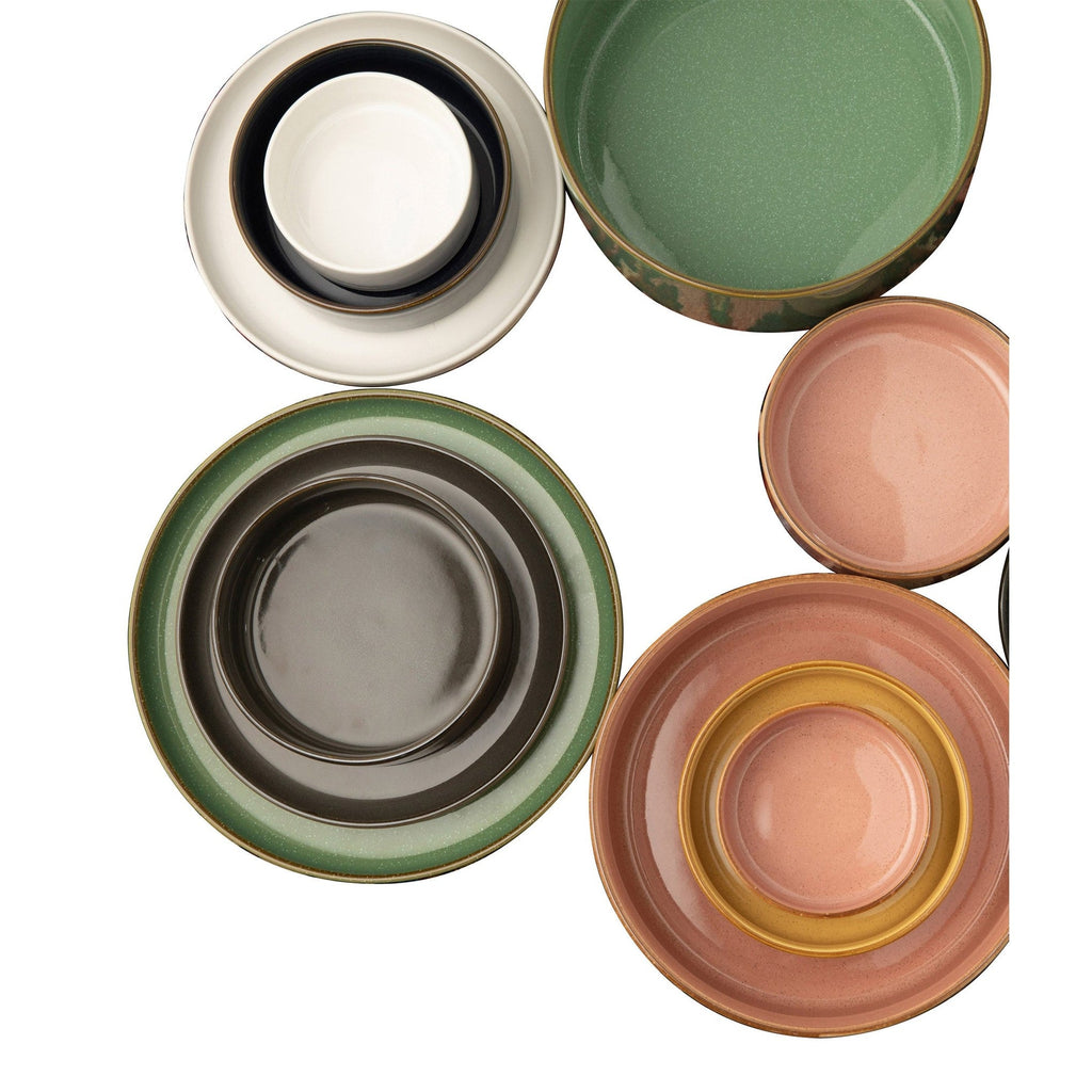 Omada Flat Stackable Dinner Plate - Grey