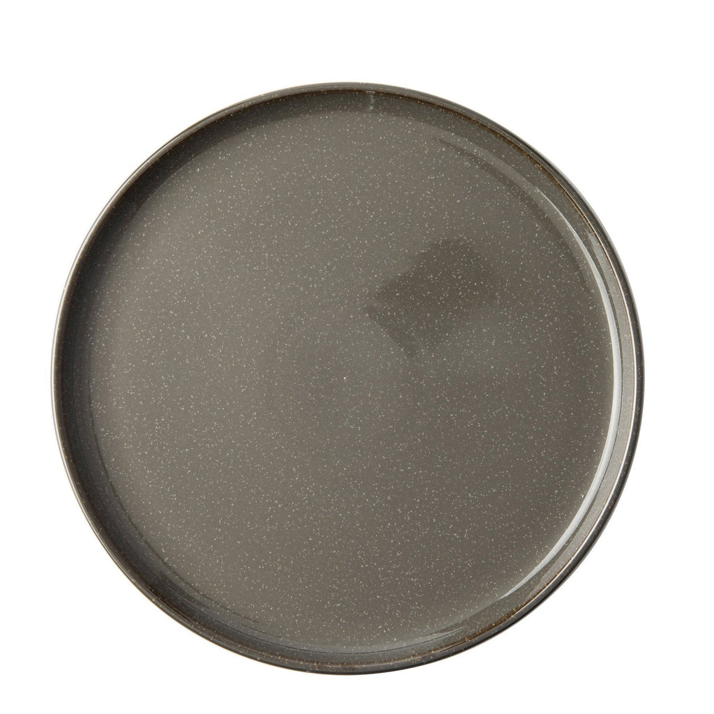 Omada Flat Stackable Dinner Plate - Grey