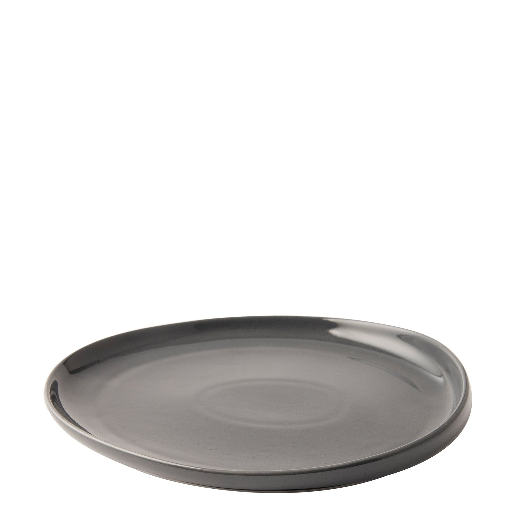 Omada Irregular 27cm Dinner Plate - Dark Grey