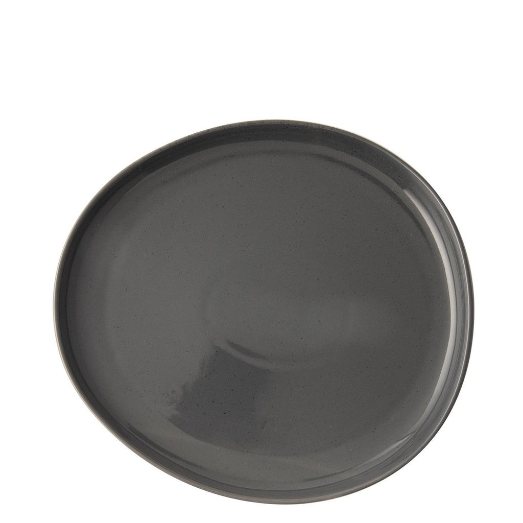 Omada Irregular 27cm Dinner Plate - Dark Grey