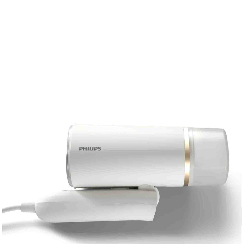 Philips 3000 Series 1000W Handheld Garment Steamer with Metal Steam Plate - White