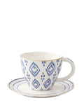 Easy Life Tea cup & saucer 280 ml Elegance - White
