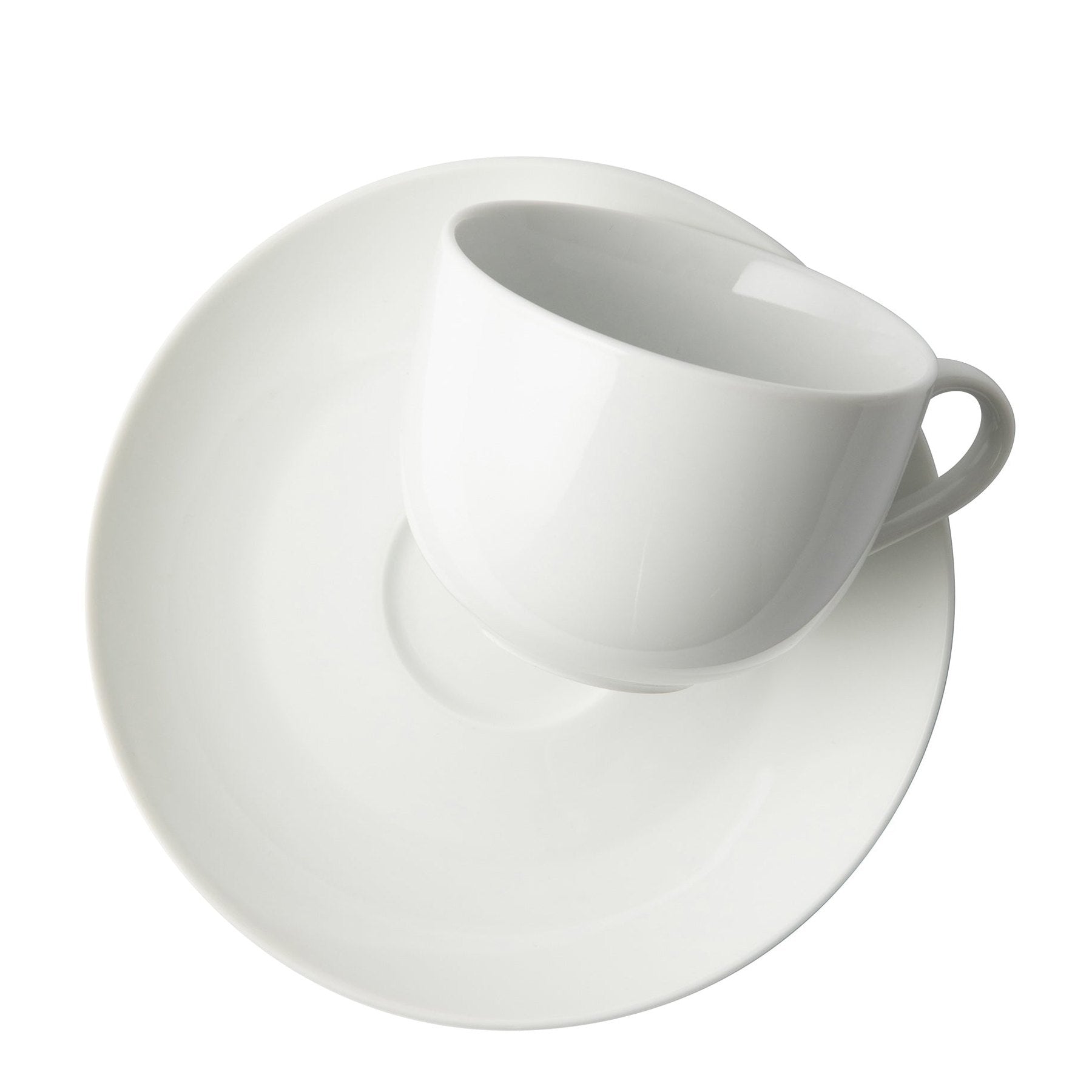 Jenna Clifford Galateo Coupe Cup & Saucer - Super White