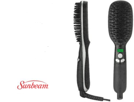 Sunbeam Heated Hair Straightener Brush SHBS-029