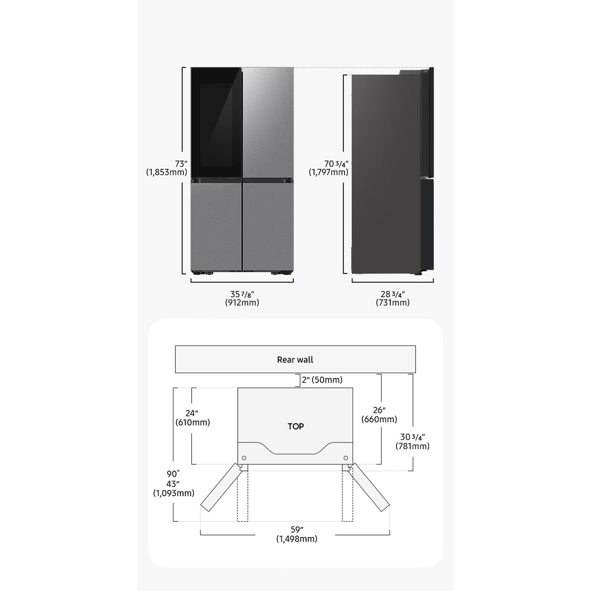 Samsung Bespoke French Door Fridge