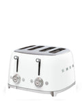 Smeg Retro 2000W 4 Slice Square Toaster - White