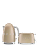 Smeg Kettle & Toaster Retro Matte Combo - Matte Champagne