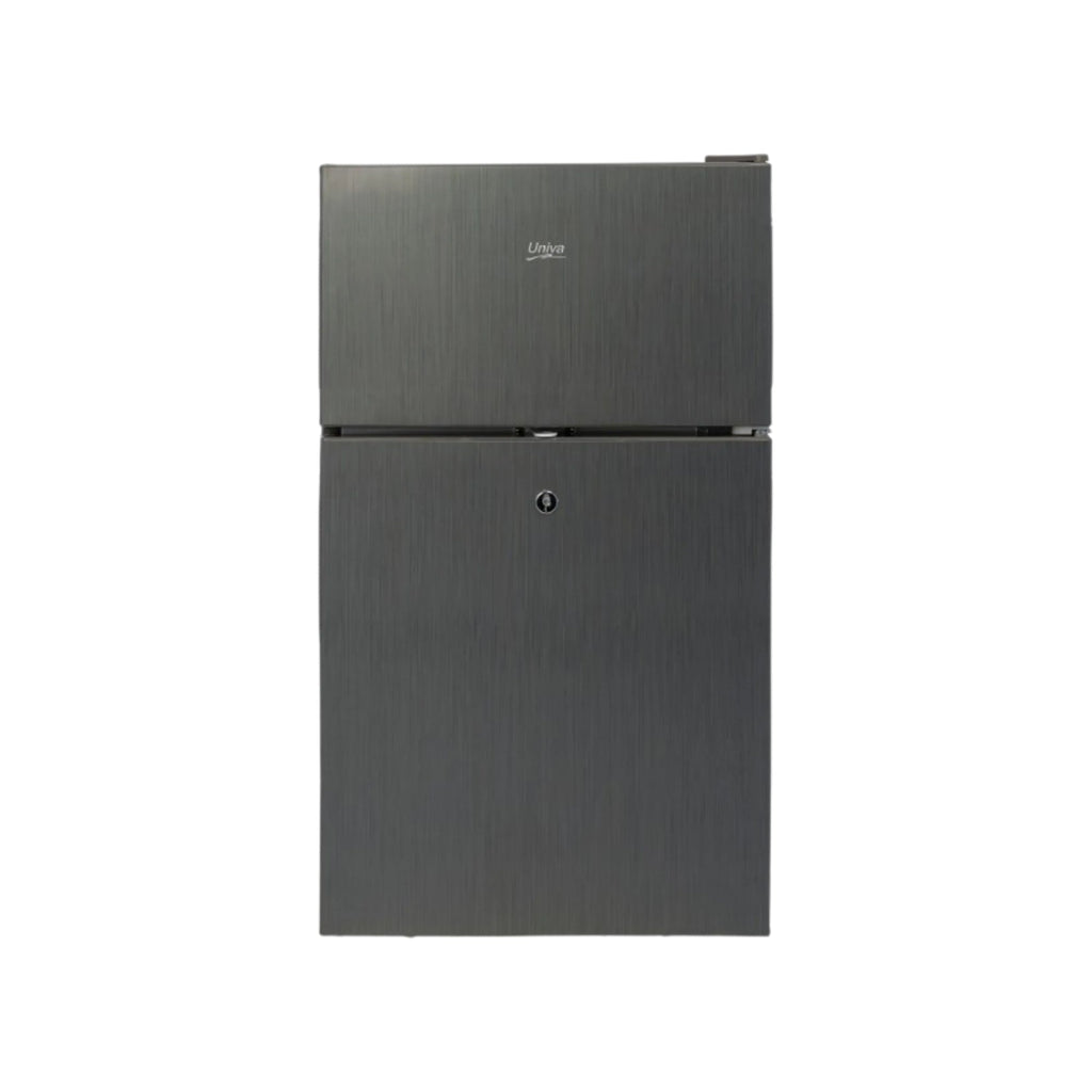 Univa 86L Top Freezer Bar Fridge Dark Grey