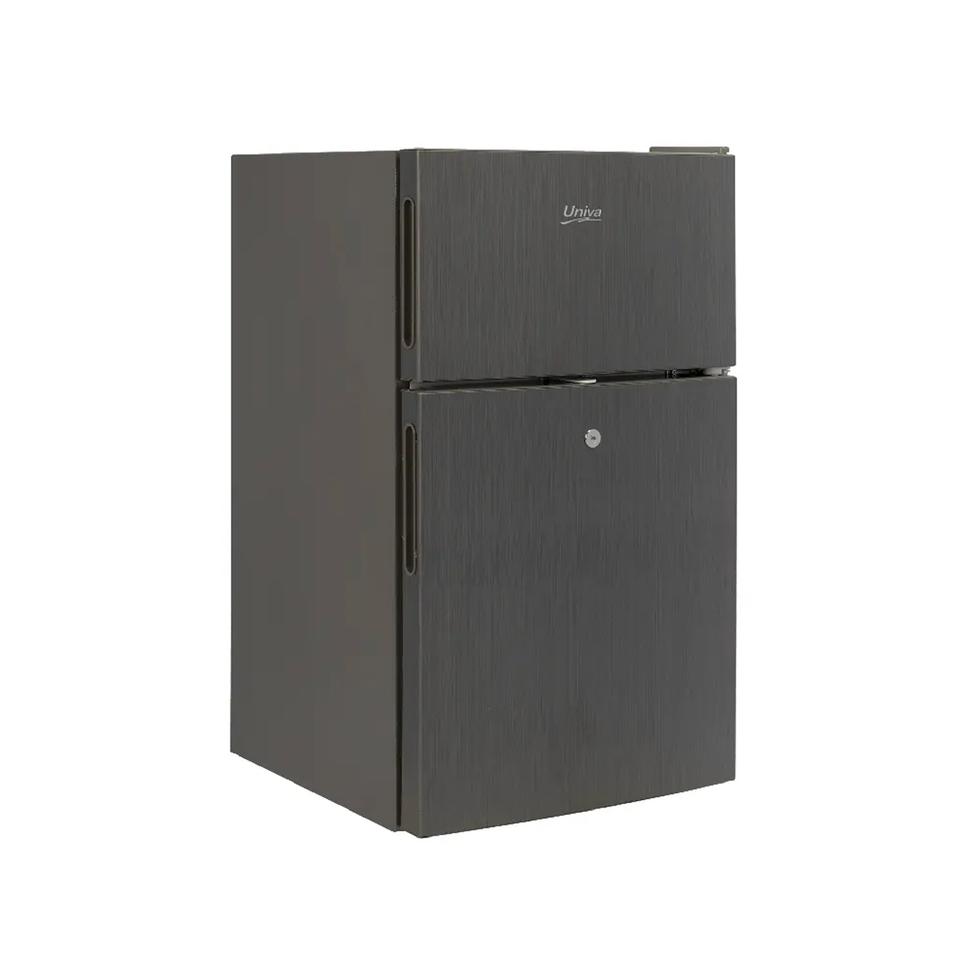 Univa 86L Top Freezer Bar Fridge Dark Grey