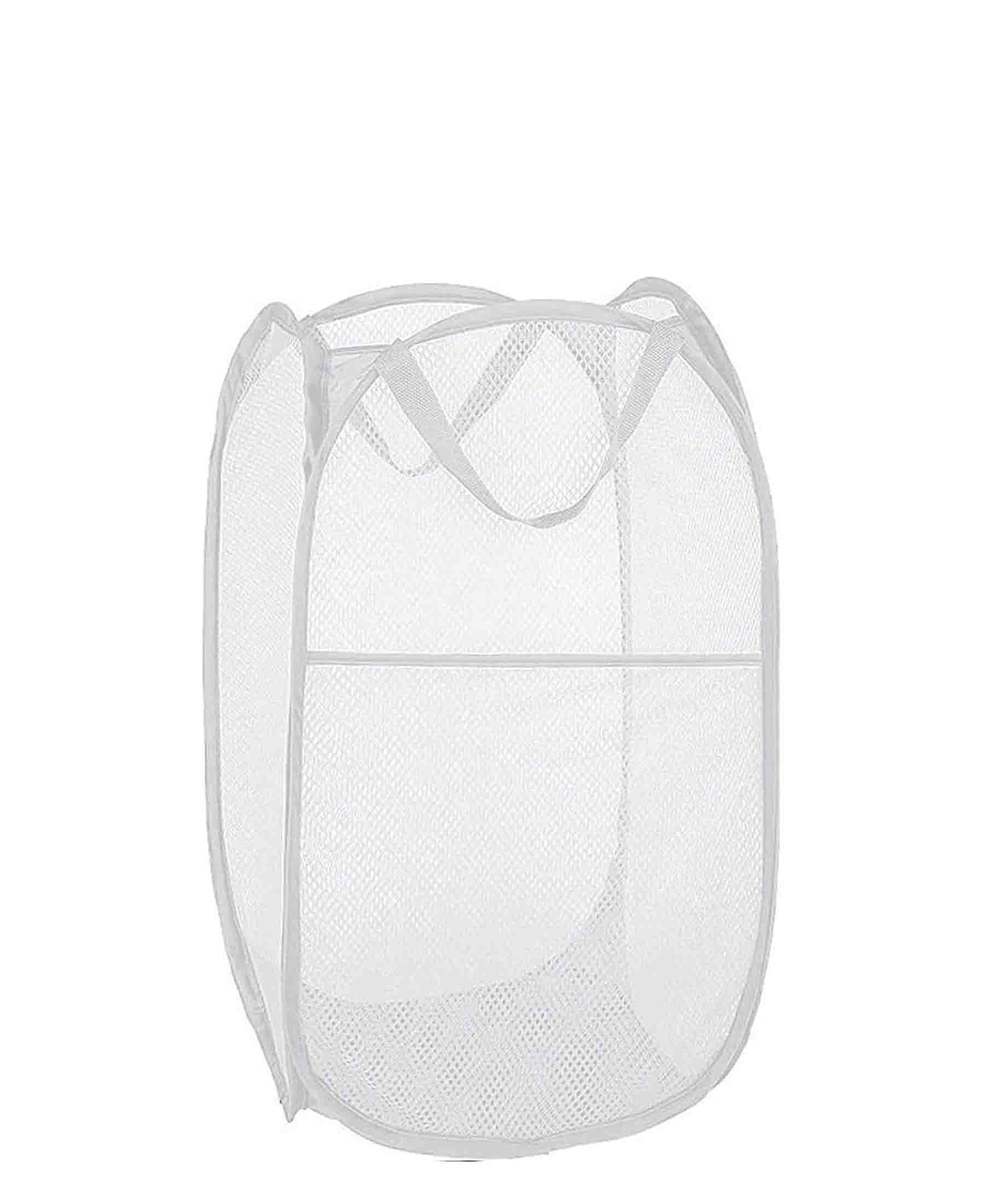 Urban Decor Foldable Laundry Bag - White