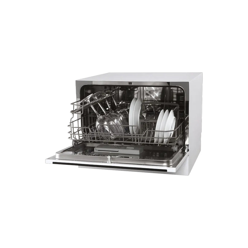 Midea  6 Place Counter Top Dishwasher White