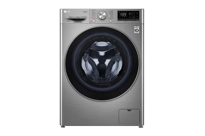 LG 10,5KG Washing Machine - Metallic