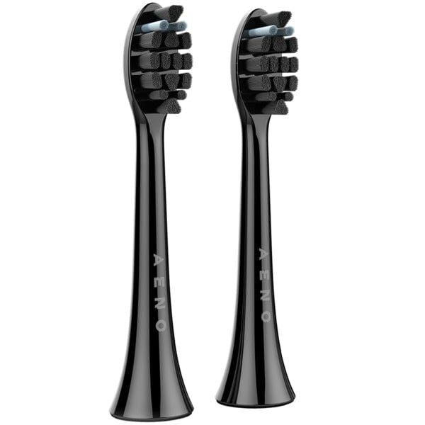 AENO Replacement Electric Toothbrush Heads 2 Piece Black ADBTH4-6