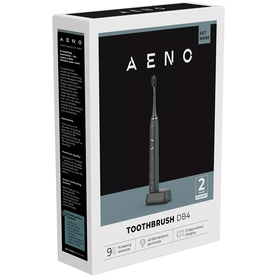 AENO Sonic Electric Toothbrush DB4 Black 9 ADB0004