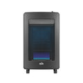 Alva Blue-Flame Convection Gas Heater Black GH305