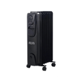 Alva 7 Fin 1500W Glossy Black Oil Heater