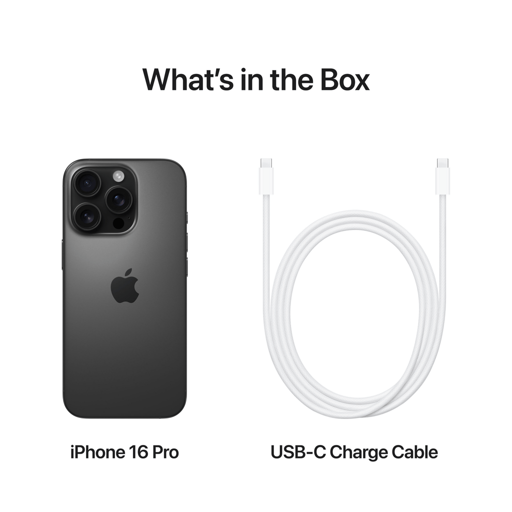 Apple iPhone 16 Pro 128GB - Black Titanium