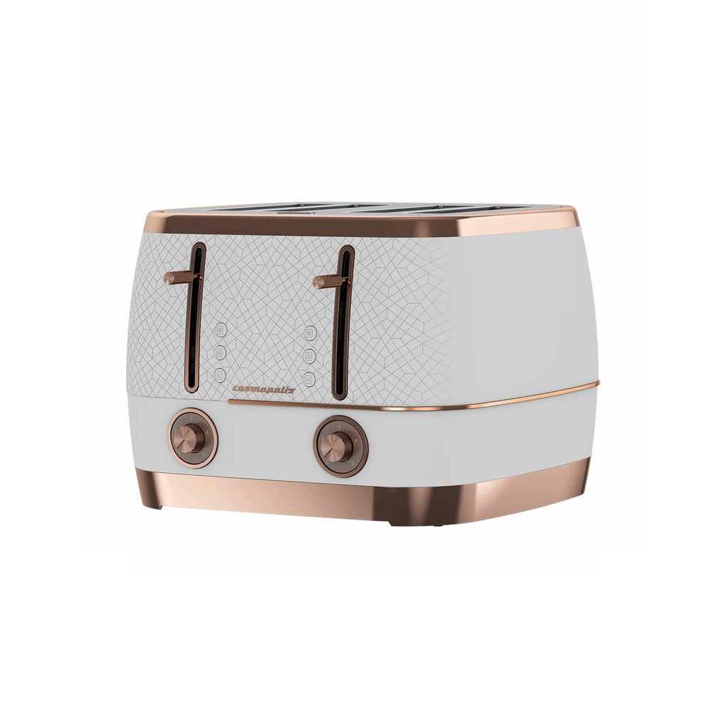 Beko Cosmopolis 4 Slice Toaster Rose Gold