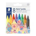 Staedtler Wax Crayons Jumbo 8 Pack 229 NC8