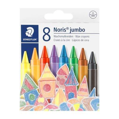 Staedtler Wax Crayons Jumbo 8 Pack 229 NC8