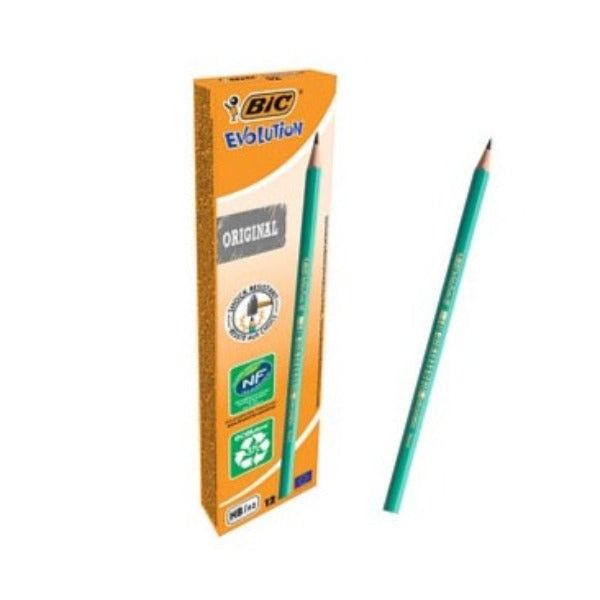 BIC Ecolutions Evolution 655 HB Pencils (Box of 12)