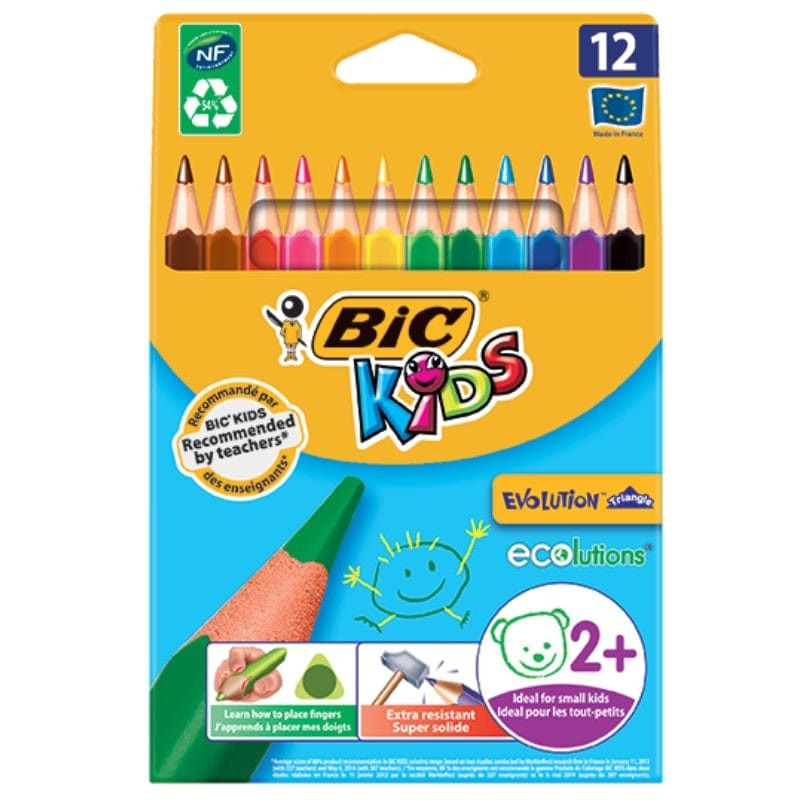 Bic Evolution Triangle Pencils 12 Pk