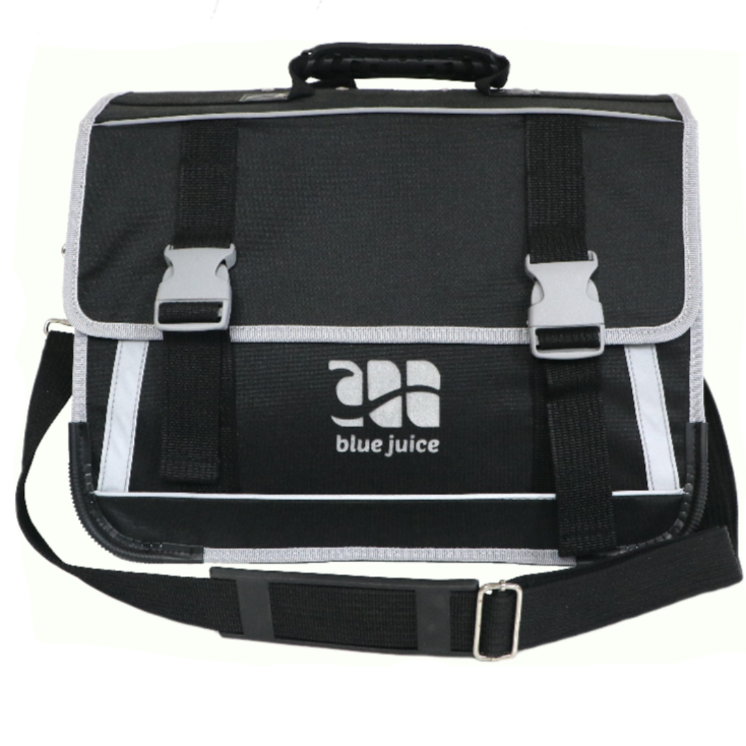 Blue Juice 7 Division Briefcase Black 627-40