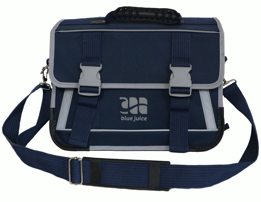 Blue Juice 7 Division Briefcase Navy 627-40