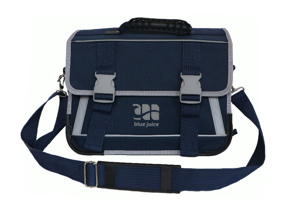 Blue Juice 7 Division Briefcase Navy 627-40