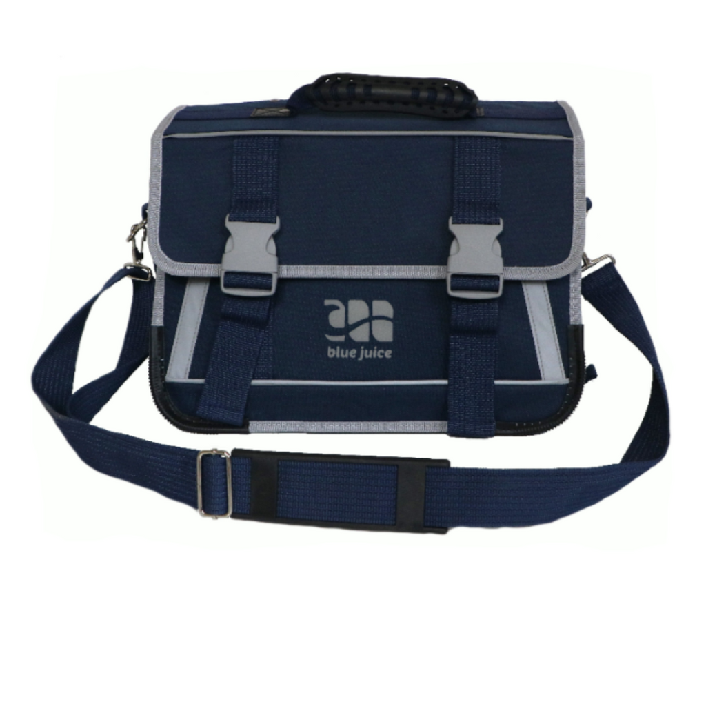 Blue Juice 7 Division Briefcase Navy 627-40
