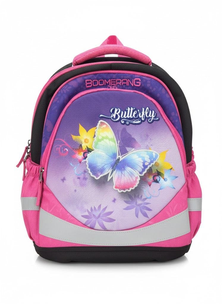 Boomerang Medium Othopaedic Backpack Butterfly S-2079BTF