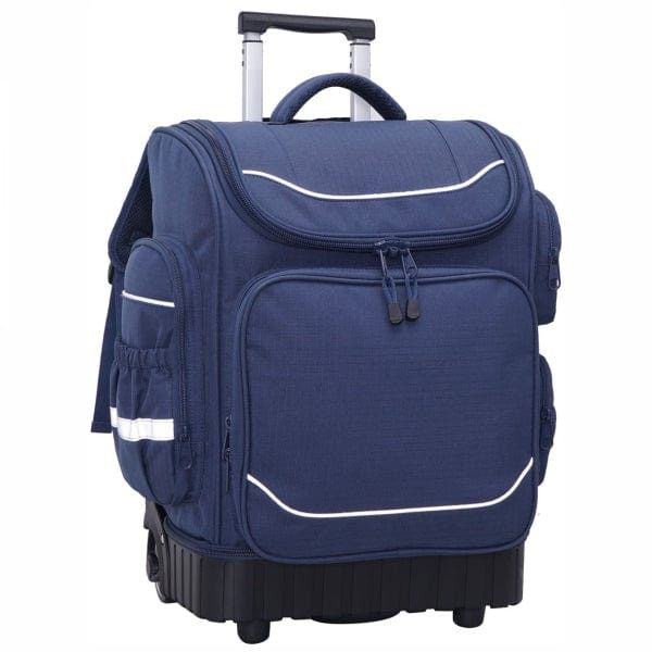 Boomerang School Bag Xl Hardbase Trolley Backpack Blue S-2982