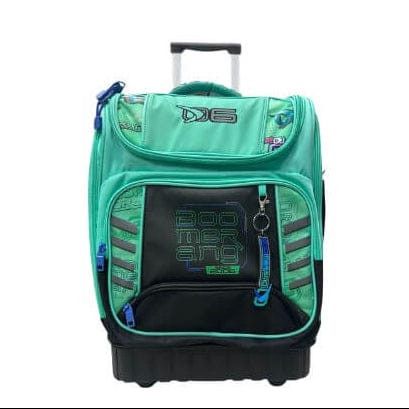 Boomerang School Bag Hardbase Trolley Bag Green/Black S-540-14