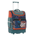 Boomerang School Bag Hardbase Trolley Bag Green/Orange S-537-B5
