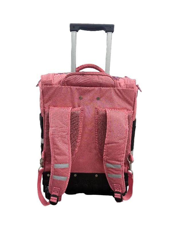 Boomerang Hardbase Trolley School Bag  Pink/Black S-540-12