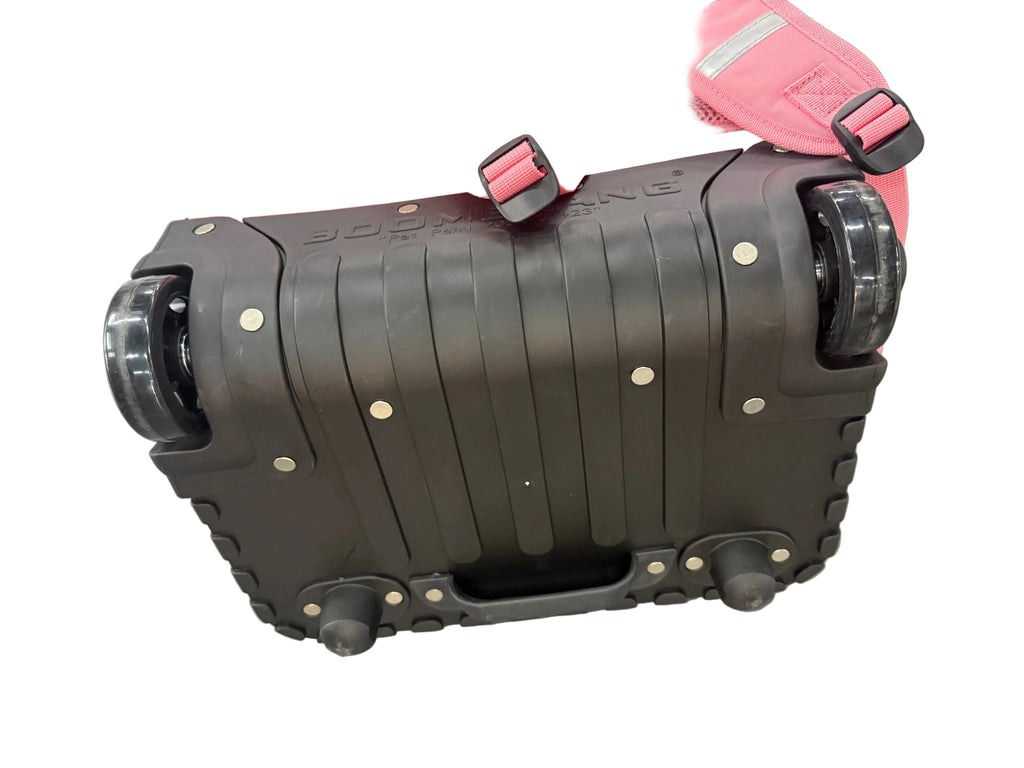 Boomerang Hardbase Trolley School Bag  Pink/Black S-540-12