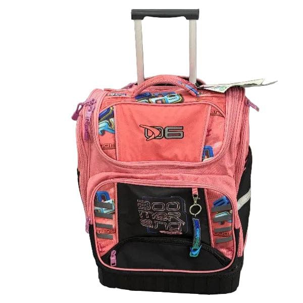 Boomerang Hardbase Trolley School Bag  Pink/Black S-540-12