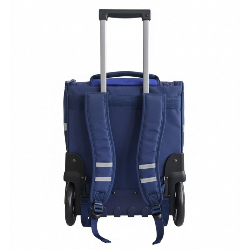 Boomerang Hardbody Big-Wheel XXL Trolley School Bag Blue S-545-B2