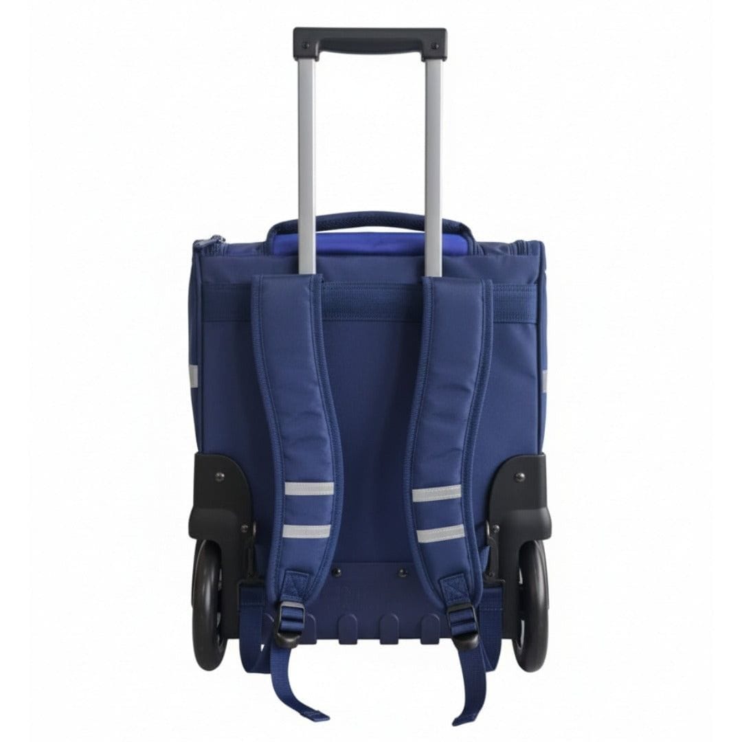 Boomerang Hardbody Big-Wheel XXL Trolley School Bag Blue S-545-B2