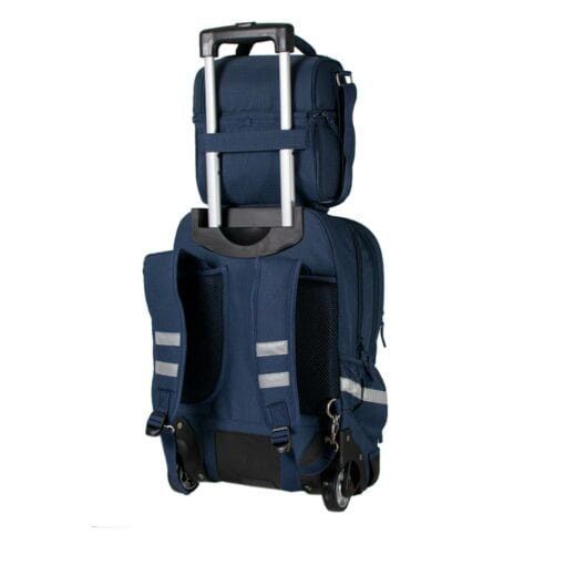 Boomerang Large 2 Piece School Trolley Bag Navy S-2110
