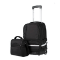 Boomerang Large 2 Piece Trolley Schoolbag Black S-2110