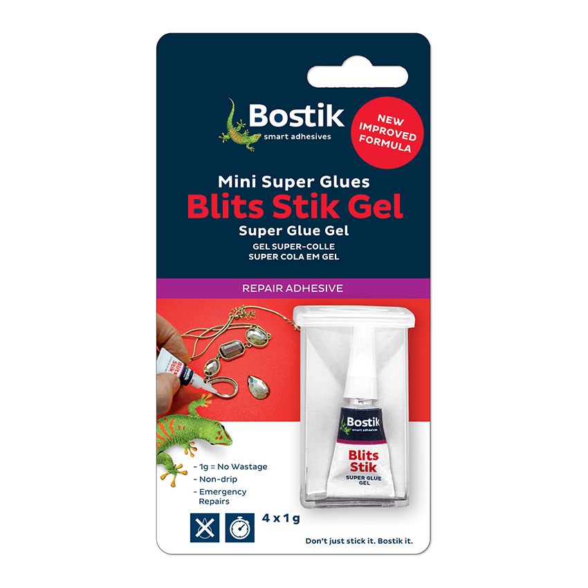 Bostik Glue Blits Stik Super Mini 4X1 g