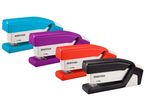 Bostitch InJoy Spring Powered Compact Stapler 20 Sheets Purple 1558