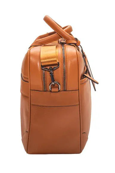 Journeyman Leather 15.6" Laptop Bag Tan LB1104
